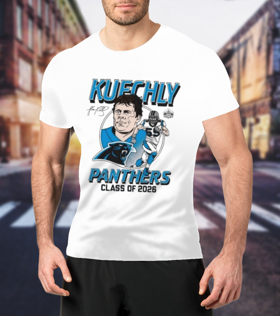 Kuechly Panthers Class Of 2026 Hall Of Fame T-Shirt