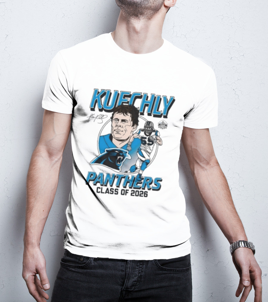 Kuechly Panthers Class Of 2026 Hall Of Fame T-Shirt