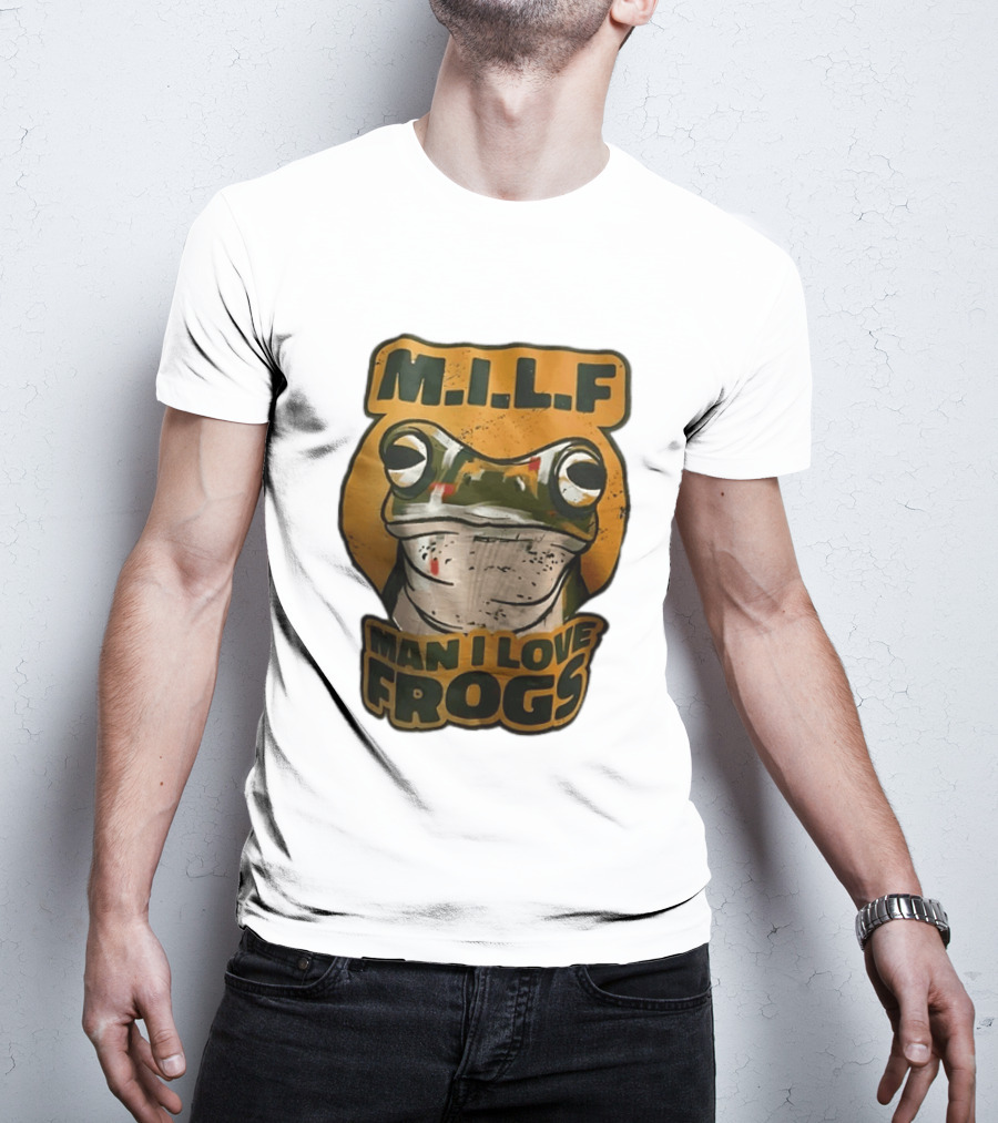 M.I.L.F Man I Love Frogs Frog Amphibian T-Shirt