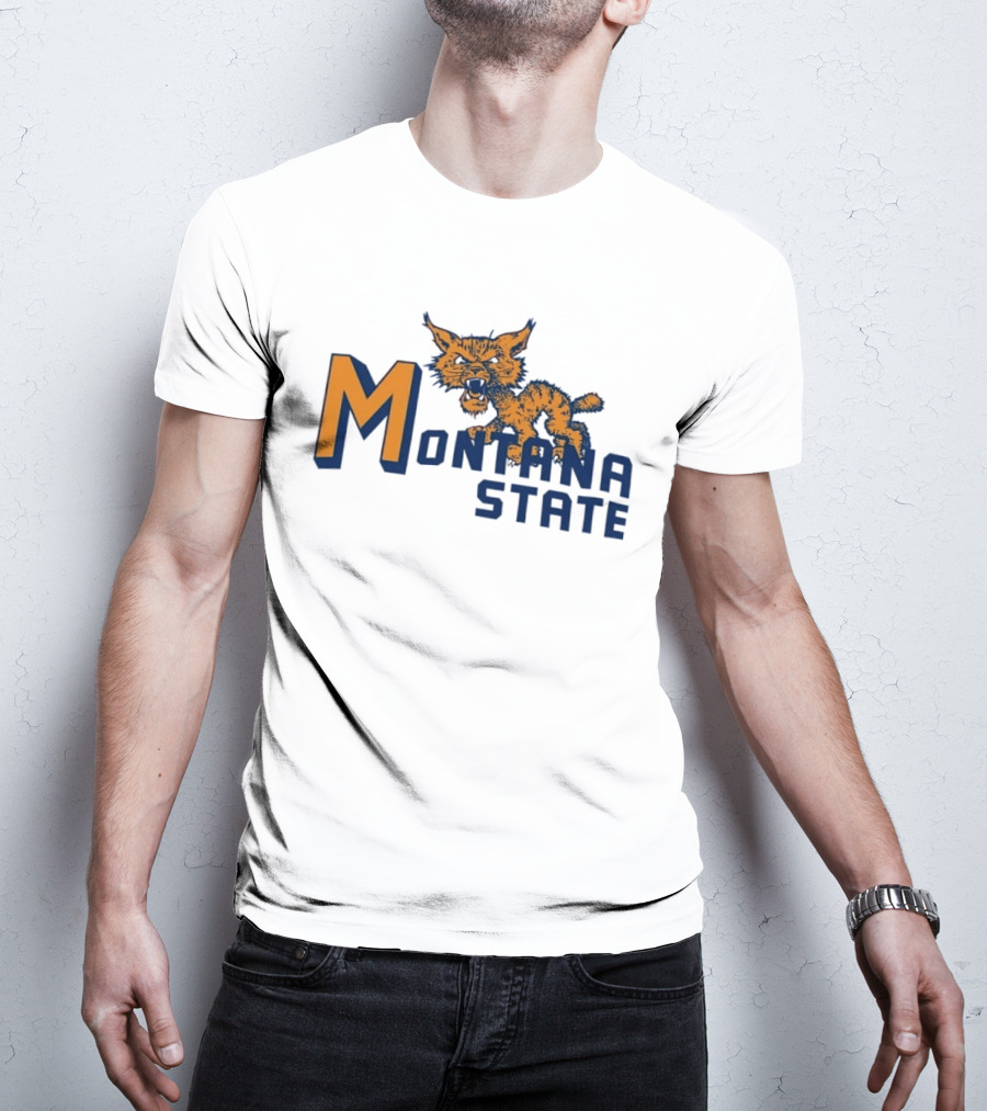 Montana State Bobcats Vintage NCAA Sports T-Shirt