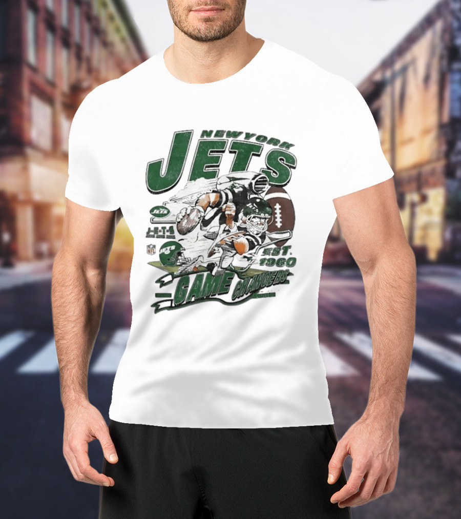 New York Jets Est 1960 Game Changers NFL Football T-Shirt