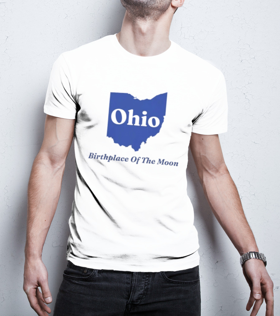 Ohio Birthplace Of The Moon Space Astronomy Exploration T-Shirt