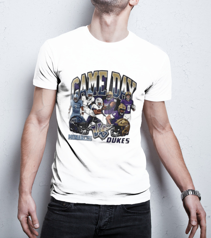 Old Dominion Monarchs Game Day Vs James Madison Dukes NCAA 2026 T-Shirt