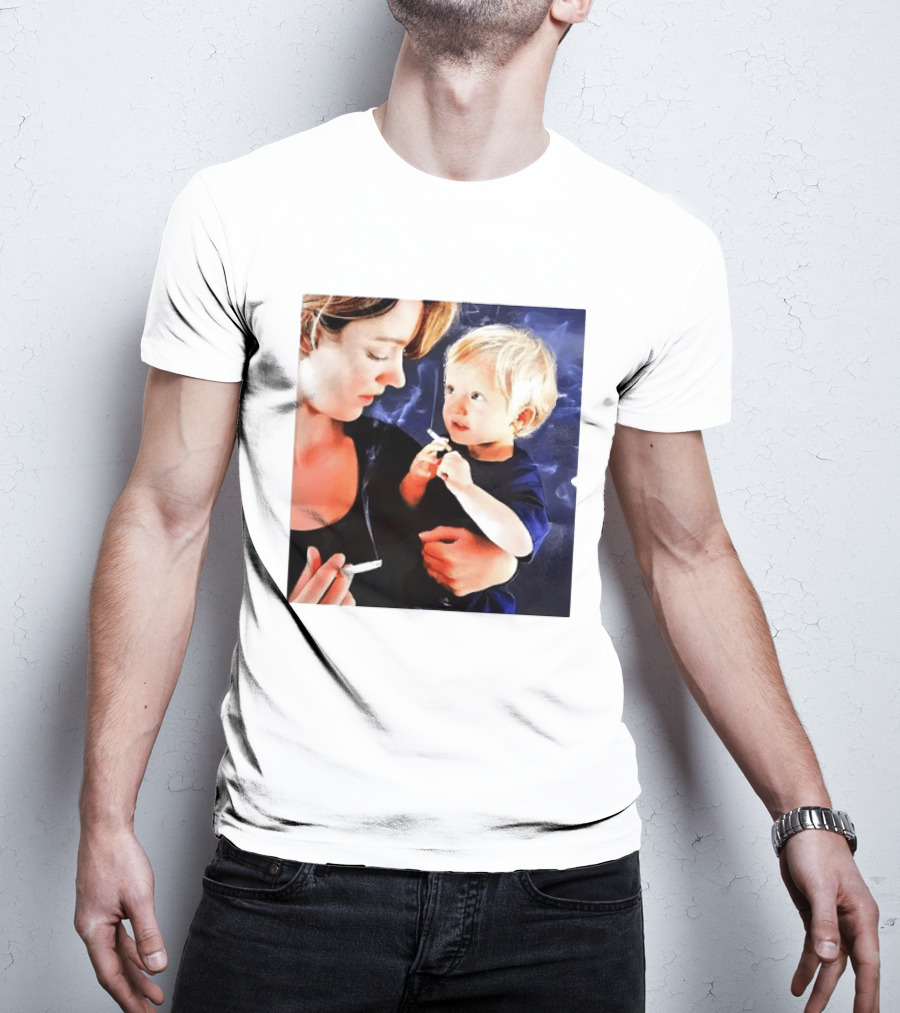 When You Light Up So Does He Anti Smoking Awareness T-Shirt