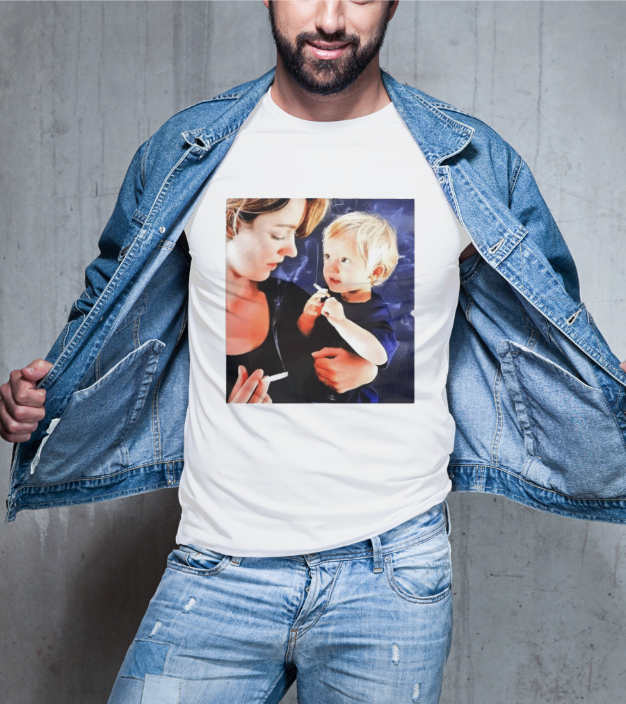When You Light Up So Does He Anti Smoking Awareness T-Shirt