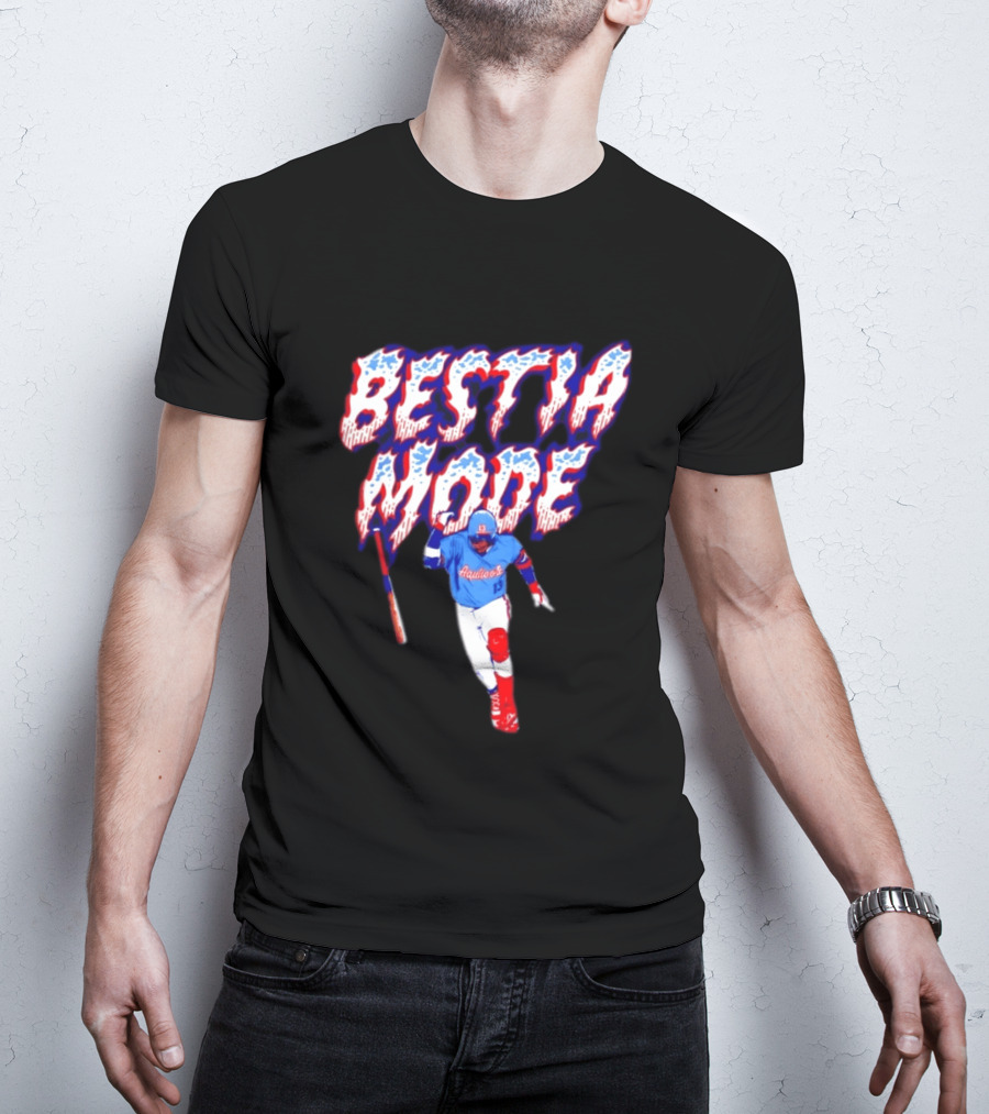 BESTIA MODE Aquicos 13 Baseball Player Athlete T-Shirt