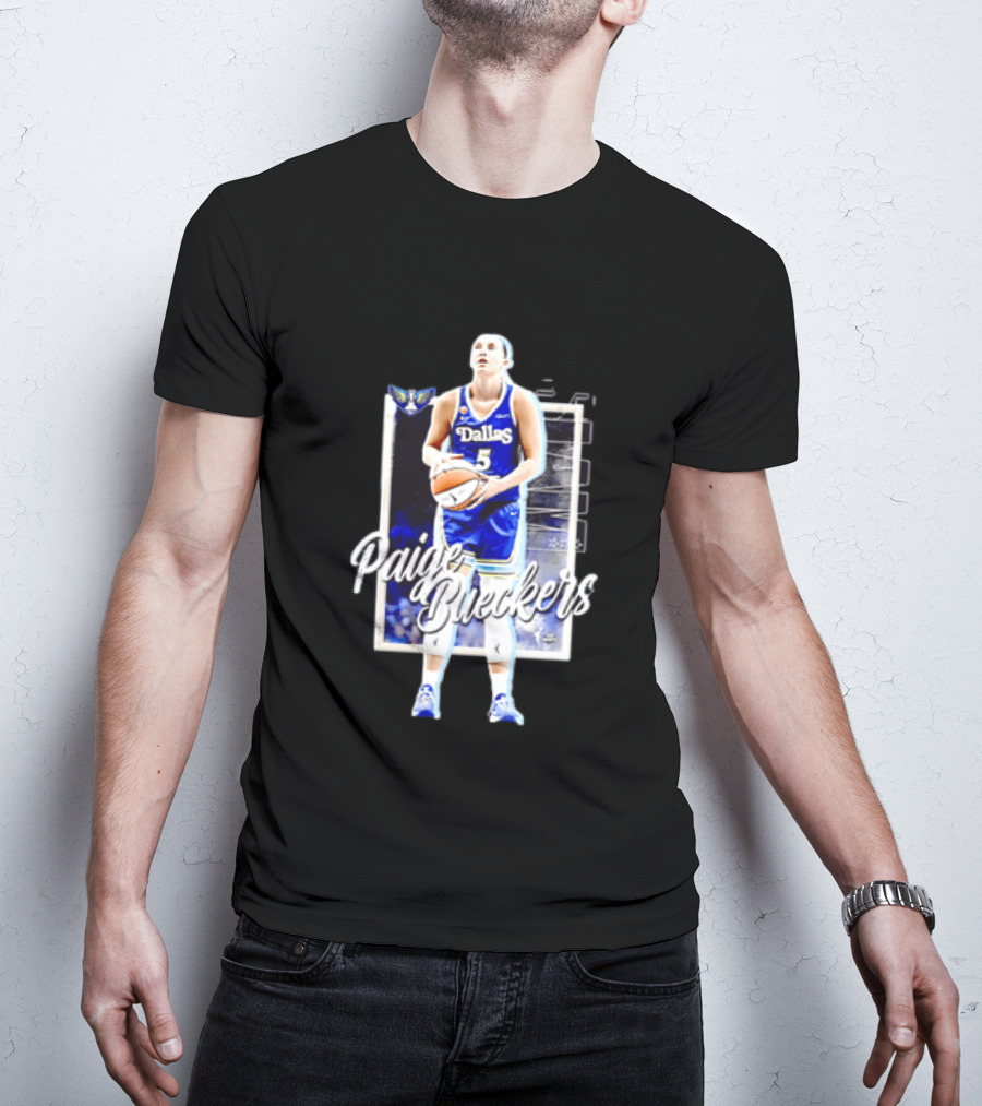 Paige Bueckers Dallas Wings Basketball Player Jersey Number 5 T-Shirt