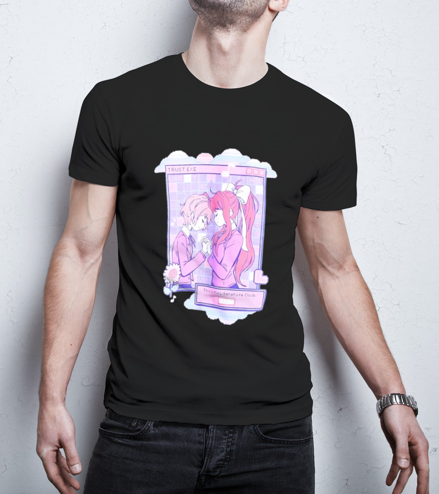 Doki Doki Literature Club Trustexe Monika Sayori This Is The Literature Club T-Shirt