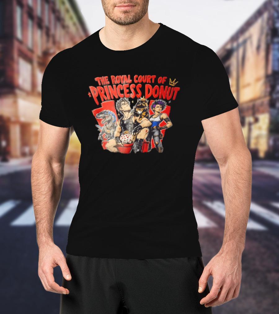 Dungeon Crawler Carl The Royal Court Of Princess Donut Man Cat Dinosaur Woman T-Shirt