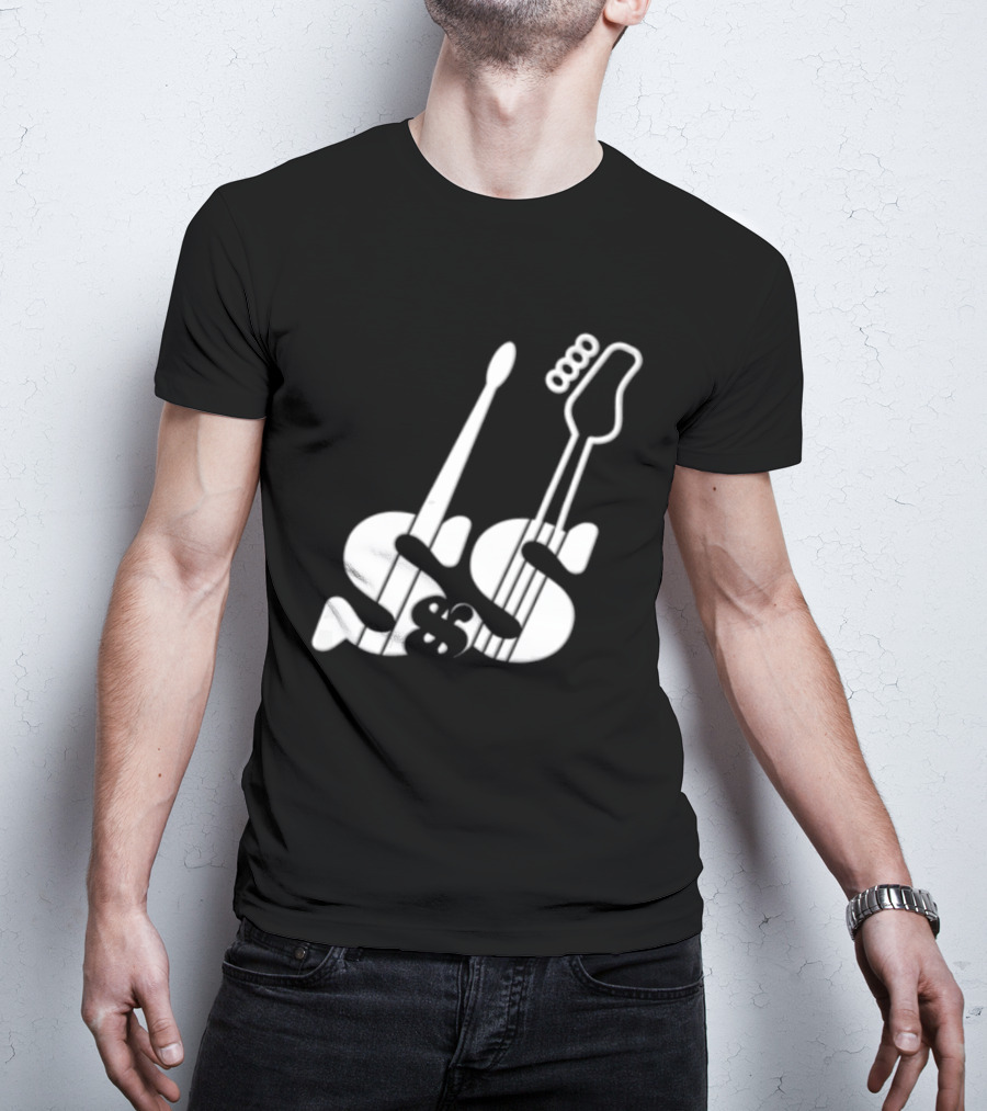 Guitars Forming Letter S T-Shirt