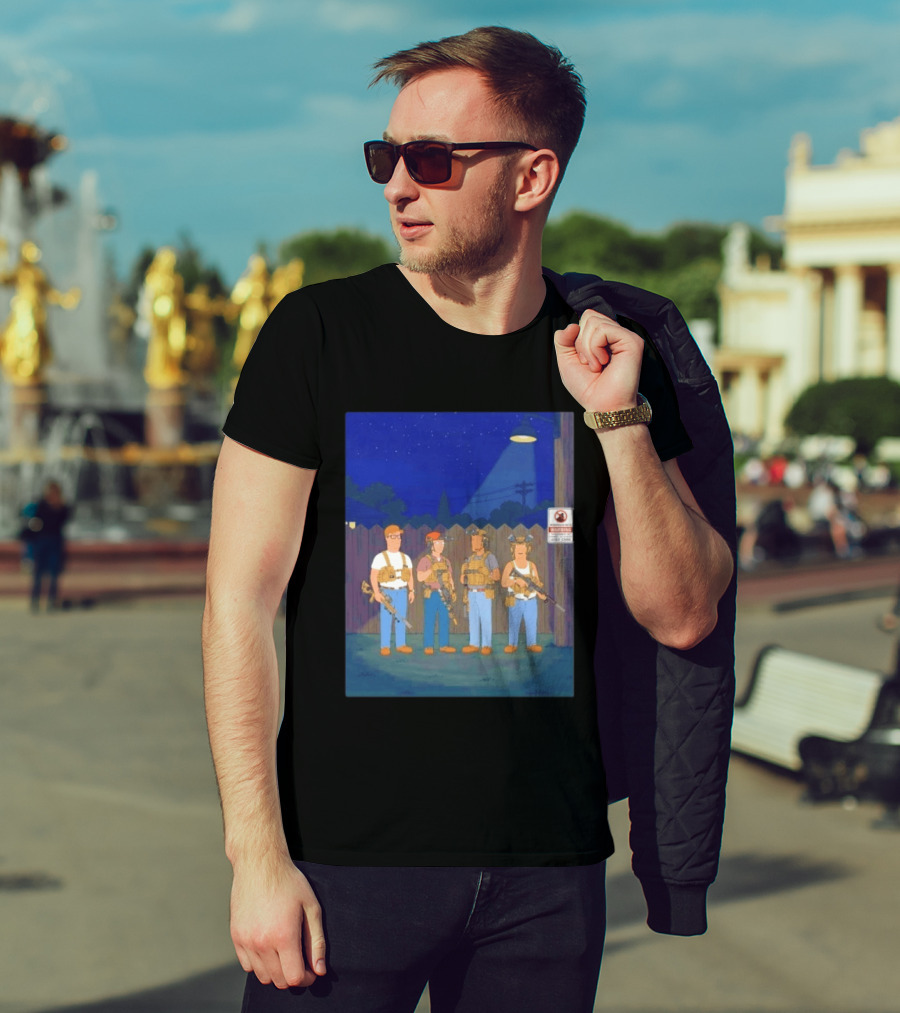 Neighborhood Tactical Squad Warning King Of The Hill T-Shirt