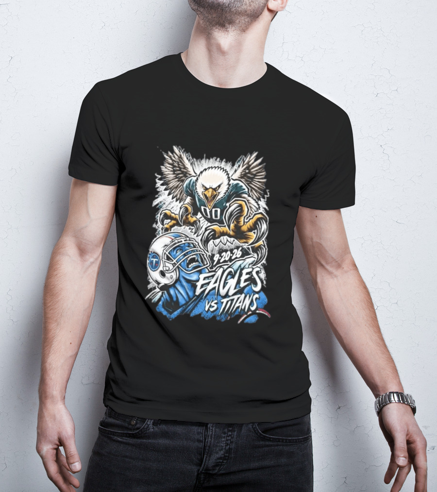 9 20 26 Eagles Vs Titans Game Day Exclusive T-Shirt
