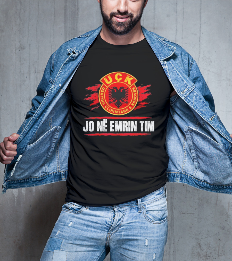 UÇK Ushtria Çlirimtare E Kosovës Jo Në Emrin Tim Symbol Of Resistance And Defiance T-Shirt