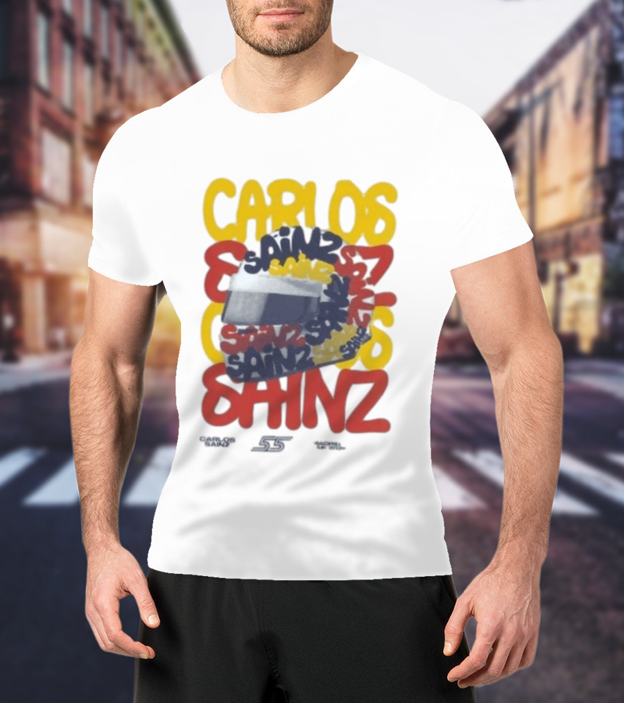 Carlos Sainz Madrid F1 Team Race Special 26 Atlassian Williams T-Shirt