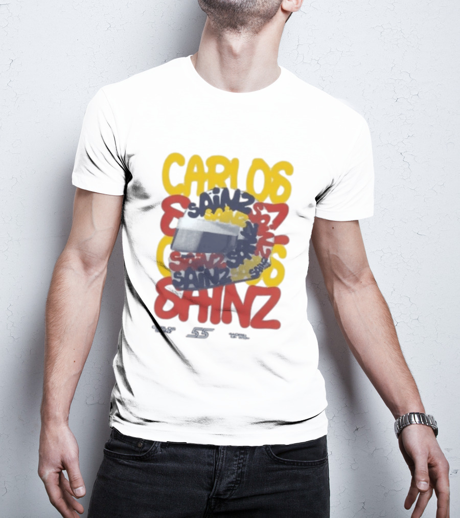 Carlos Sainz Madrid F1 Team Race Special 26 Atlassian Williams T-Shirt