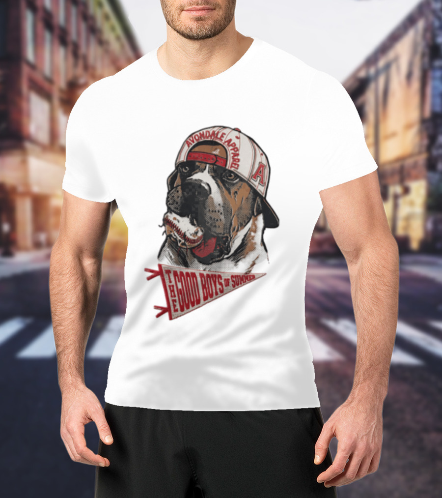 Avondale Apparel The Good Boys Of Summer Bulldog Baseball Cap T-Shirt