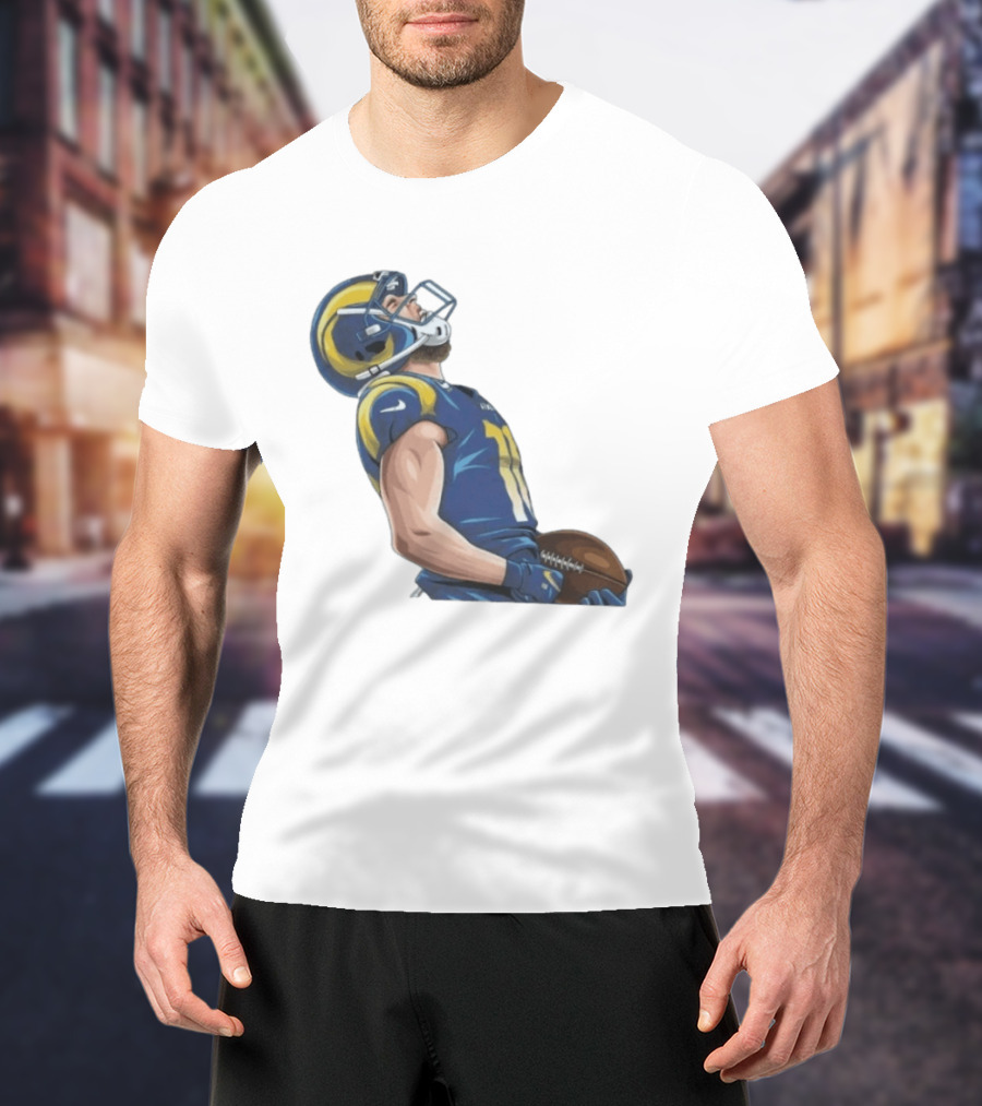 Cooper Kupp Los Angeles Rams No 10 Football Player Celebration T-Shirt