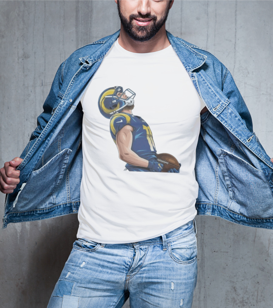 Cooper Kupp Los Angeles Rams No 10 Football Player Celebration T-Shirt