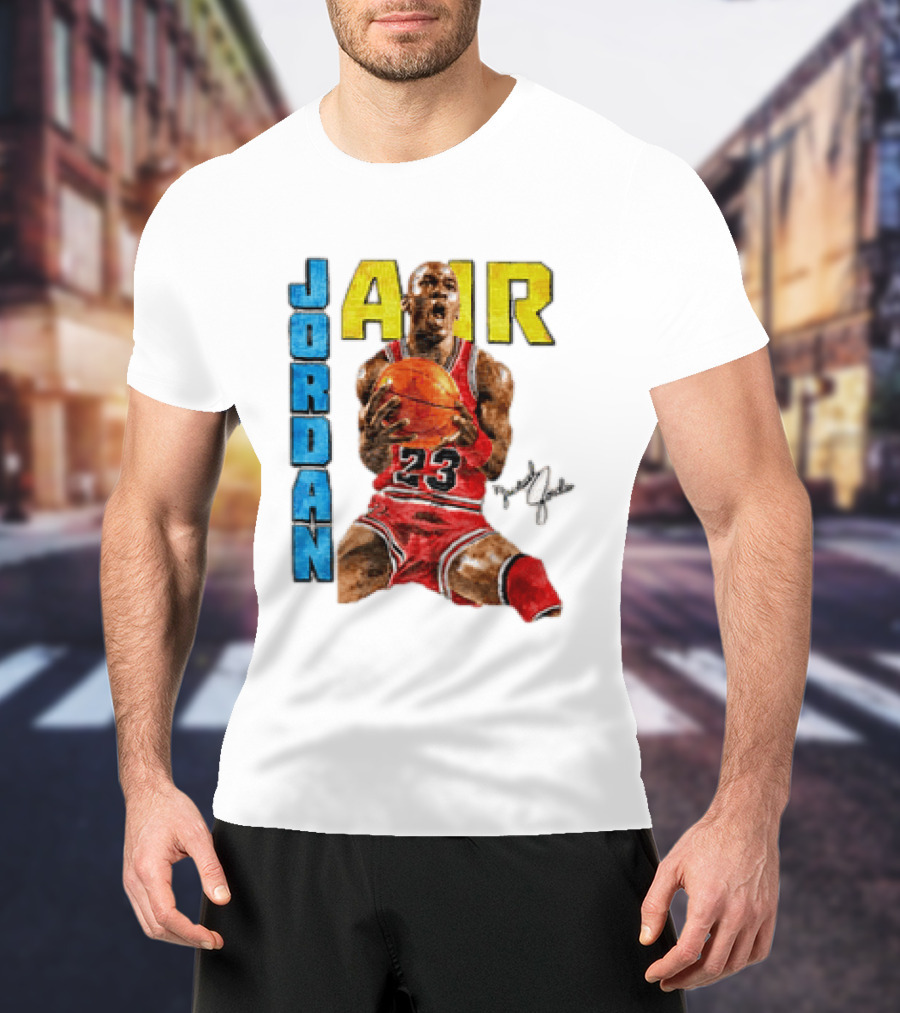 Jordan Air 23 Basketball Player Holding Ball T-Shirt