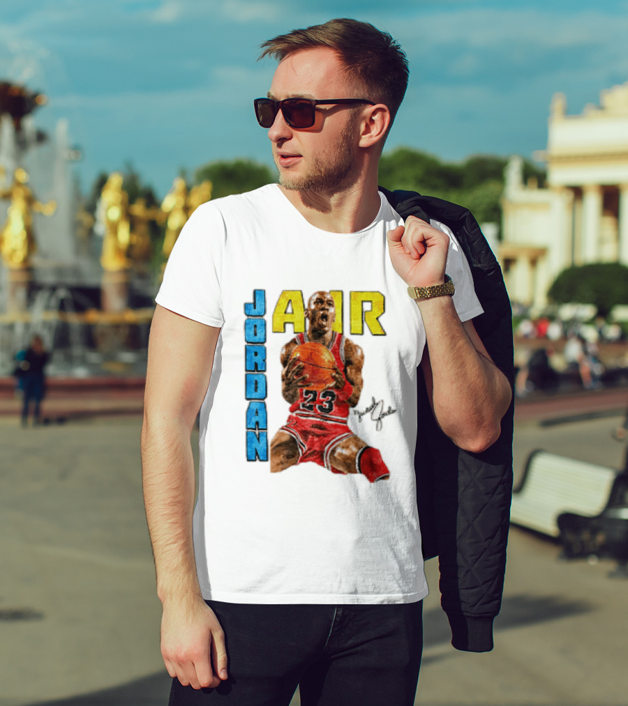 Jordan Air 23 Basketball Player Holding Ball T-Shirt