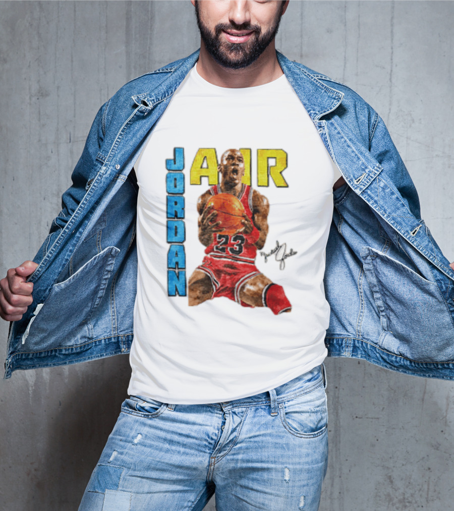 Jordan Air 23 Basketball Player Holding Ball T-Shirt