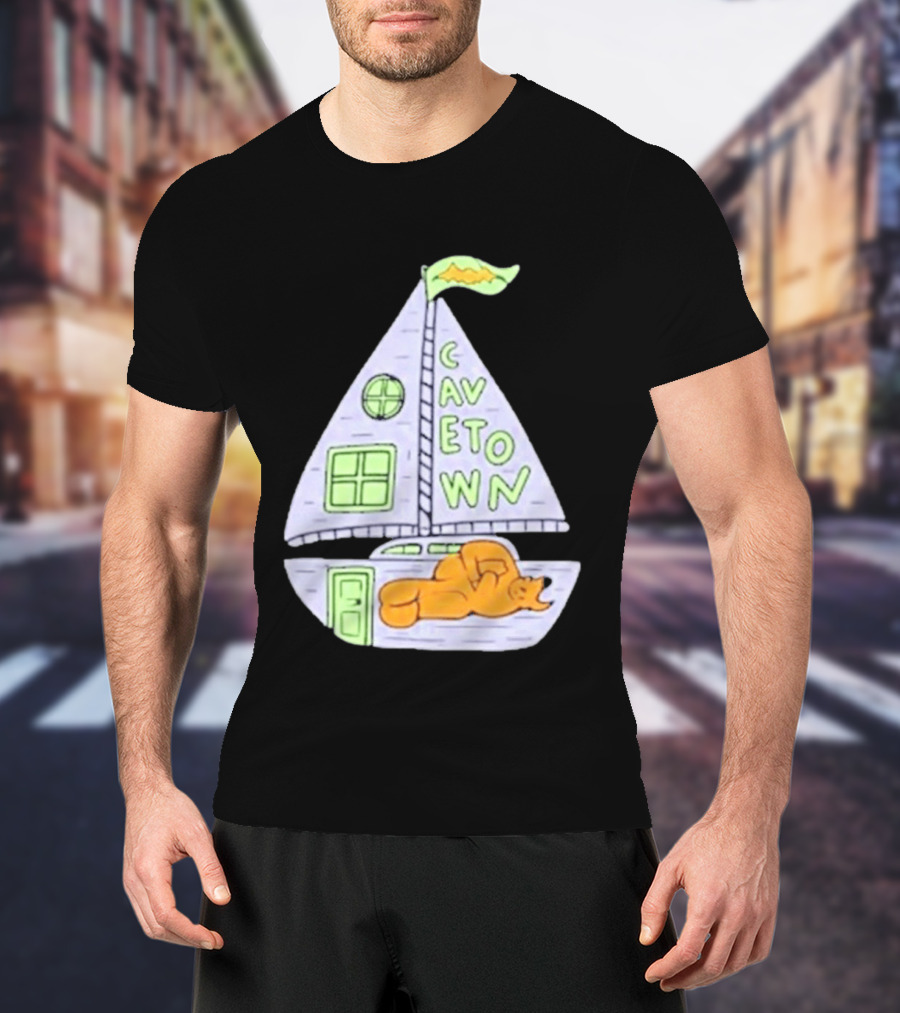 Cavetown Running With Scissors 2026 USA Tour Sail Boat T-Shirt
