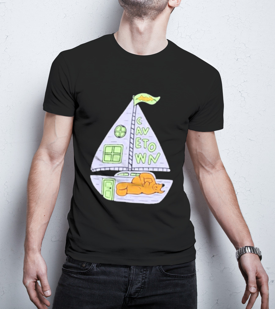 Cavetown Running With Scissors 2026 USA Tour Sail Boat T-Shirt