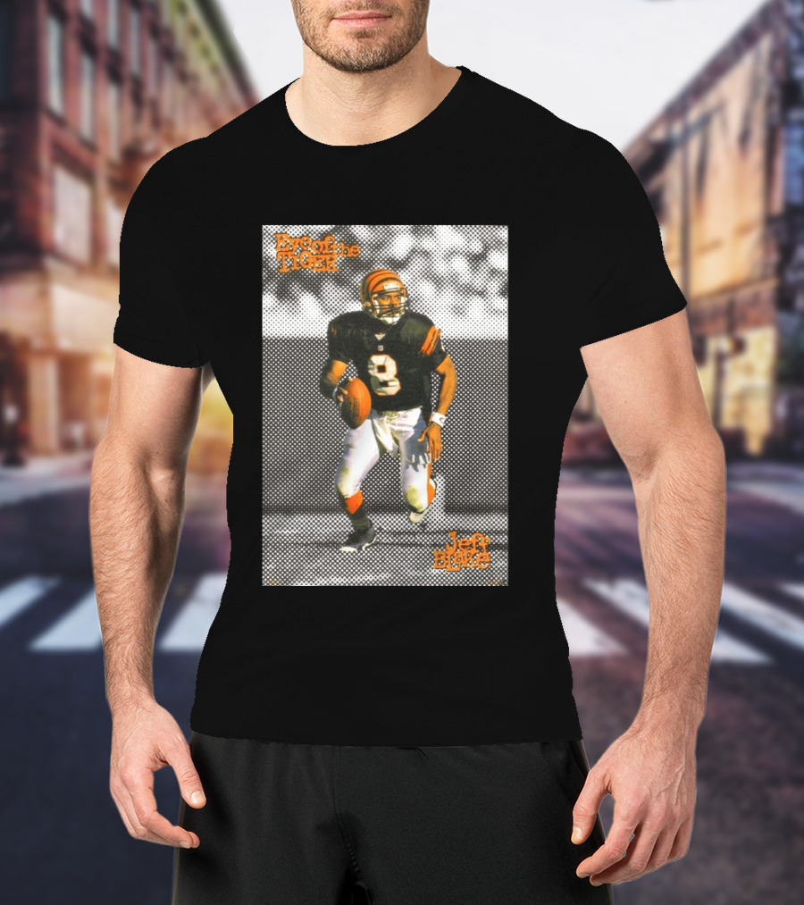 Jeff Blake Eye Of The Tiger Cincinnati Bengals Football QB T-Shirt