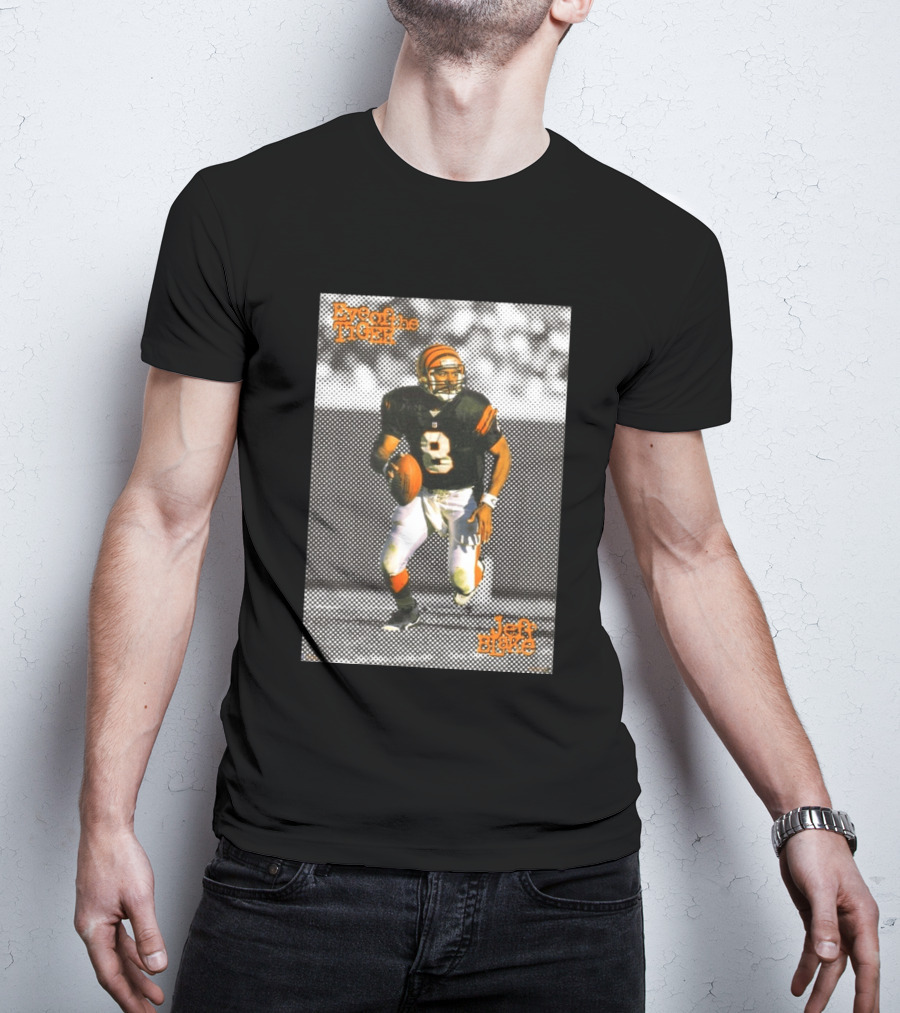 Jeff Blake Eye Of The Tiger Cincinnati Bengals Football QB T-Shirt