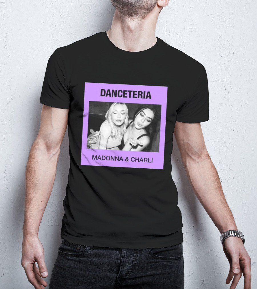 Danceteria Madonna & Charli Nostalgia 80s Club Scene T-Shirt