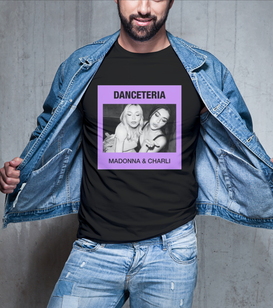 Danceteria Madonna & Charli Nostalgia 80s Club Scene T-Shirt