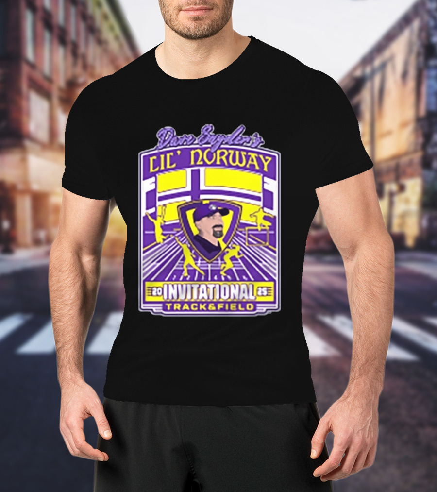 Dave Snyder's Lil Norway Invitational 2025 Track & Field T-Shirt