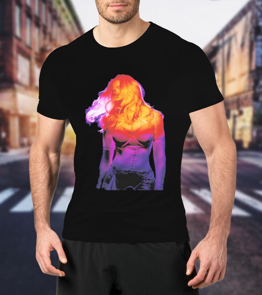 Madonna My Sins Are My Savior Neon Effect T-Shirt