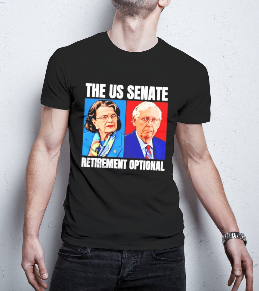 Dianne Feinstein Mitch McConnell The US Senate Retirement Optional T-Shirt
