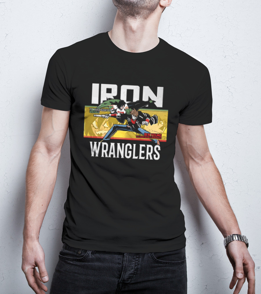 Iron Wranglers Tomako Sawyer Ben Eze Young Wildcats Unbreakable Ranger T-Shirt
