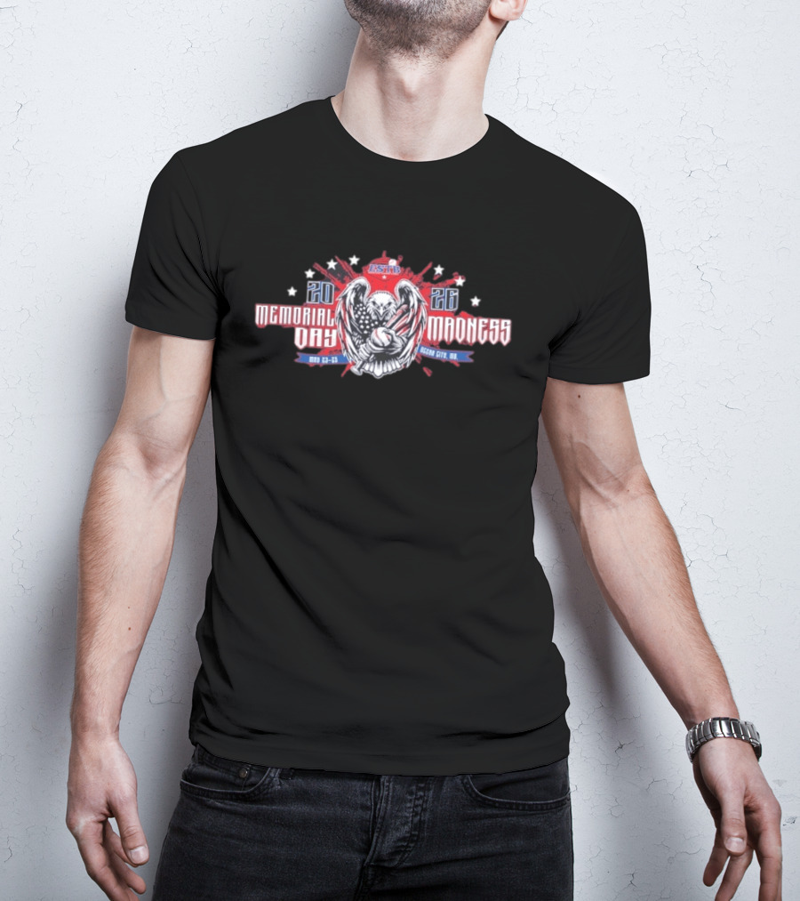 ESTB Memorial Day Madness 2026 Ocean City MD May 23 25 Eagle Basketball Stars T-Shirt