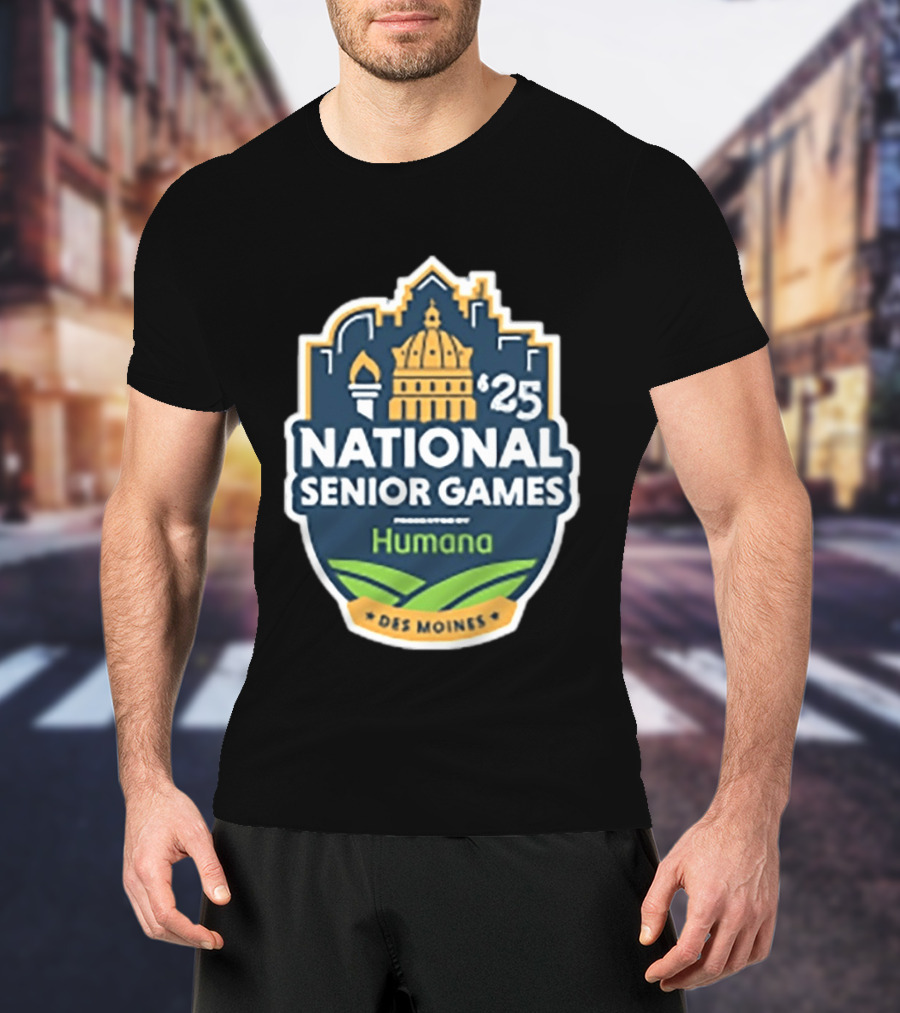 National Senior Games 2025 Presented By Humana Des Moines T-Shirt