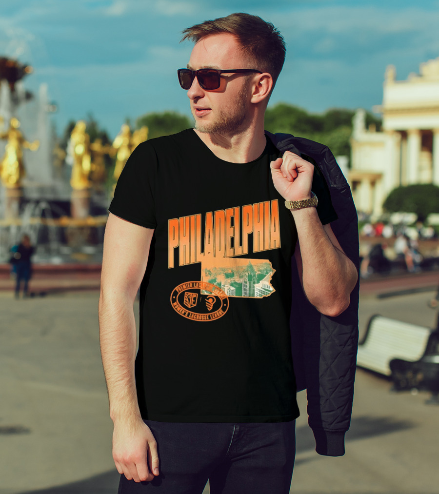 Philadelphia Premier Lacrosse League Women's Lacrosse Skyline T-Shirt