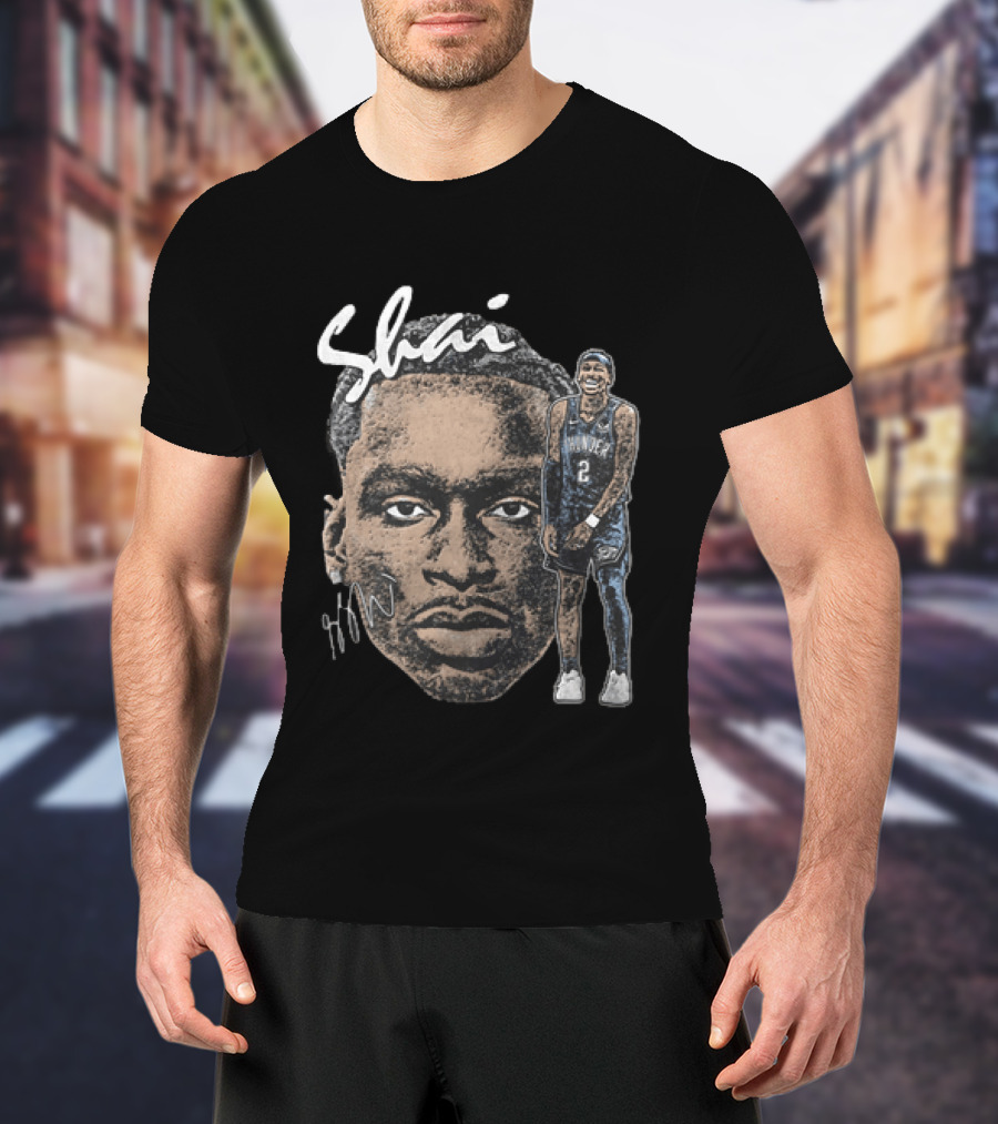 Shai Gilgeous Alexander Oklahoma City Thunder NBA Basketball T-Shirt