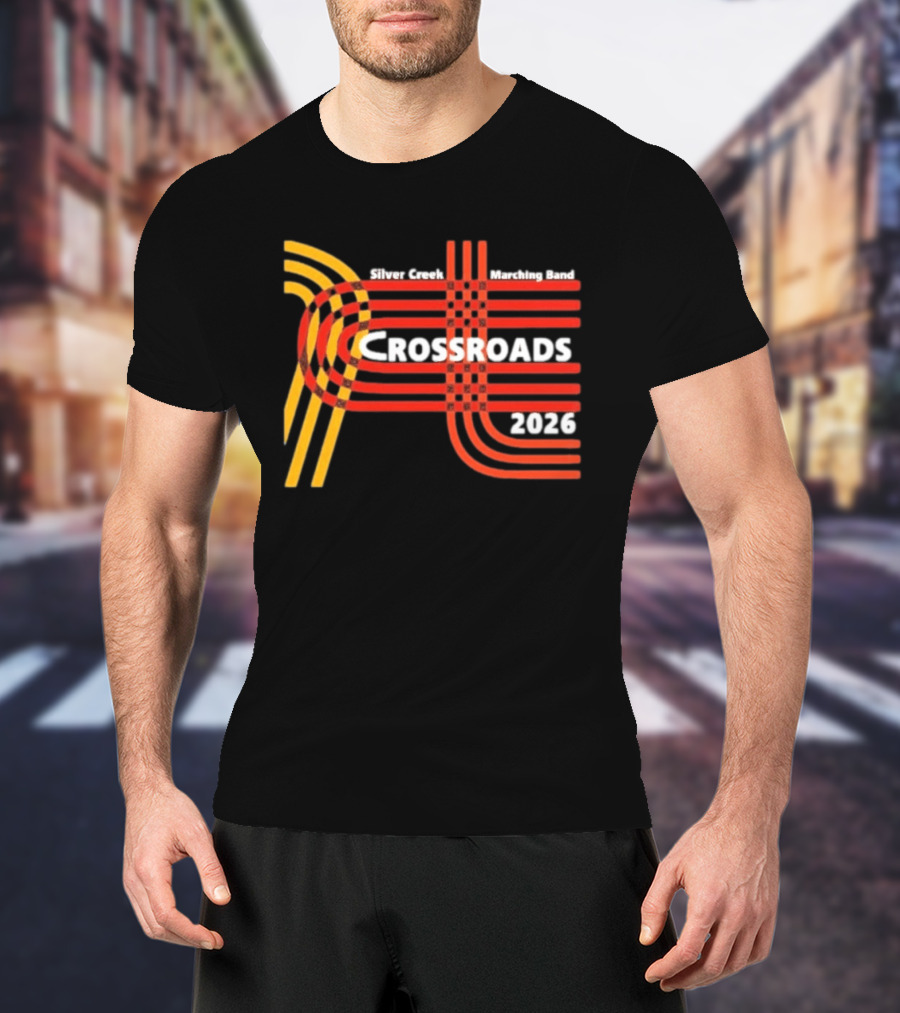 Silver Creek Marching Band Crossroads 2026 Intersection Pathway T-Shirt