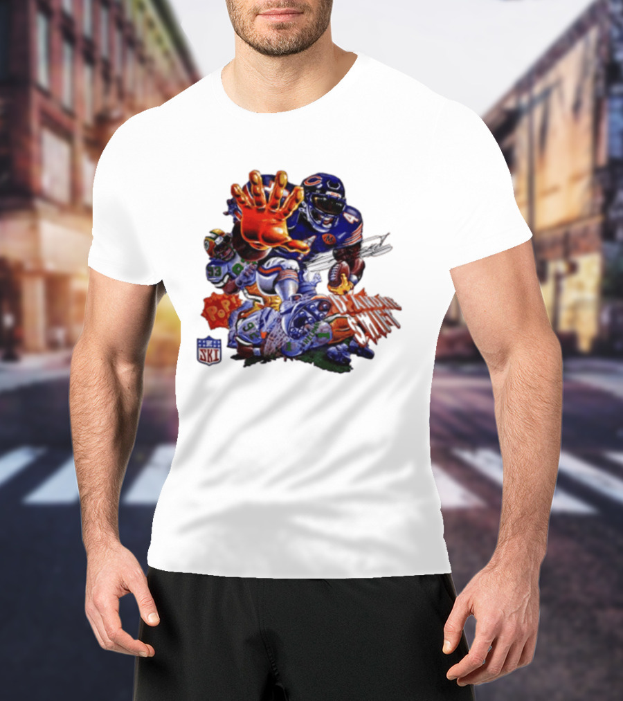 Chicago Bears Pop Art Dandre Swift 4 93 92 NFL T-Shirt