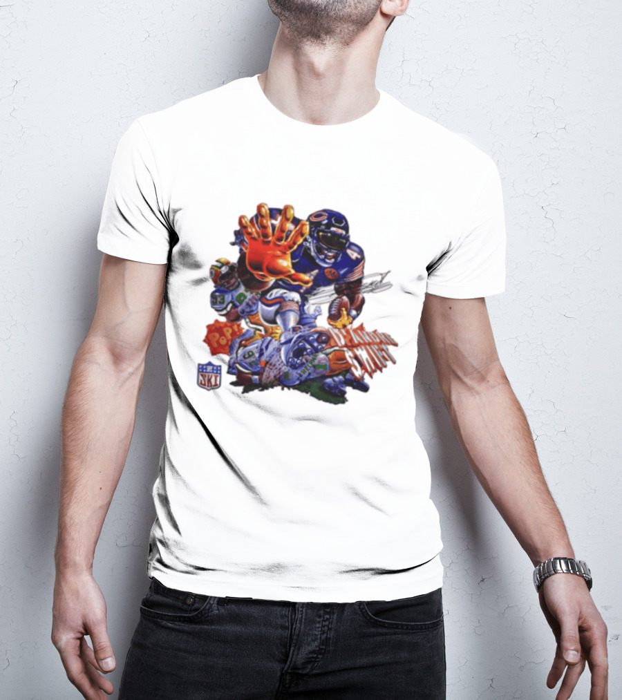 Chicago Bears Pop Art Dandre Swift 4 93 92 NFL T-Shirt