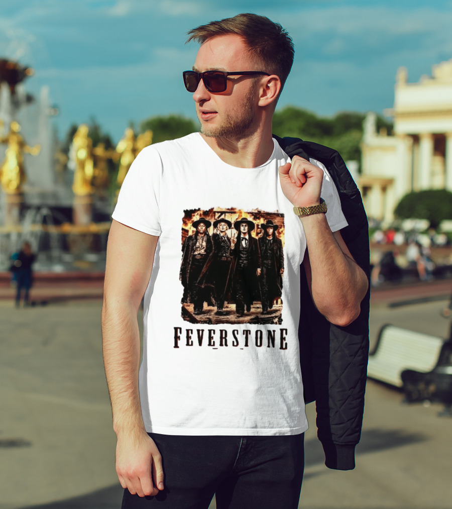 Feverstone Western Outlaw Group Cowboy Gunslinger T-Shirt