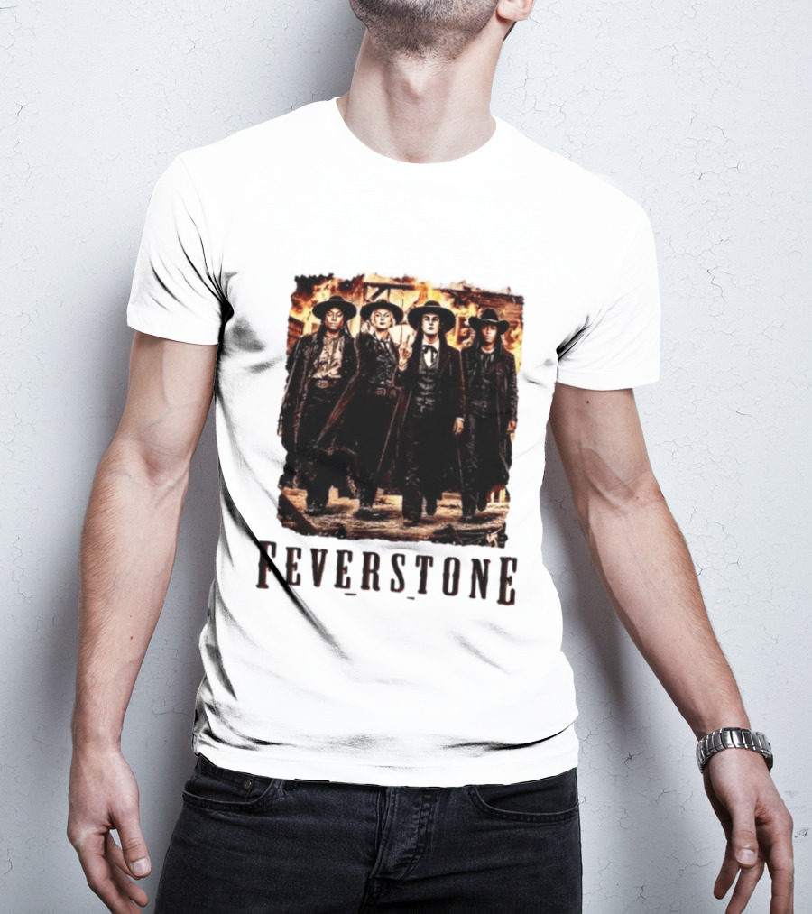Feverstone Western Outlaw Group Cowboy Gunslinger T-Shirt