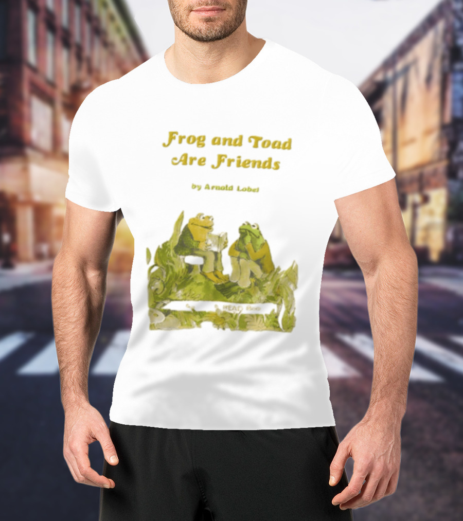 Frog And Toad Are Friends By Arnold Lobel Book Cover T-Shirt