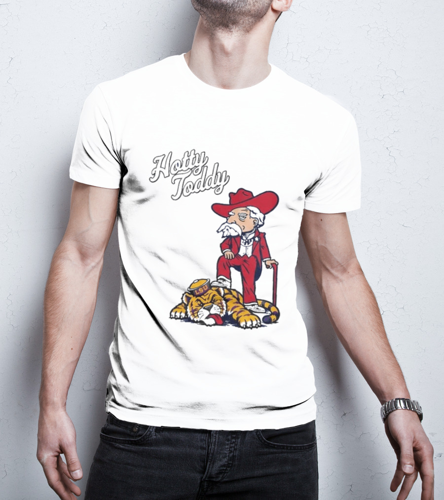Hotty Toddy Ole Miss Mascot Triumph Over LSU Tiger 2026 T-Shirt