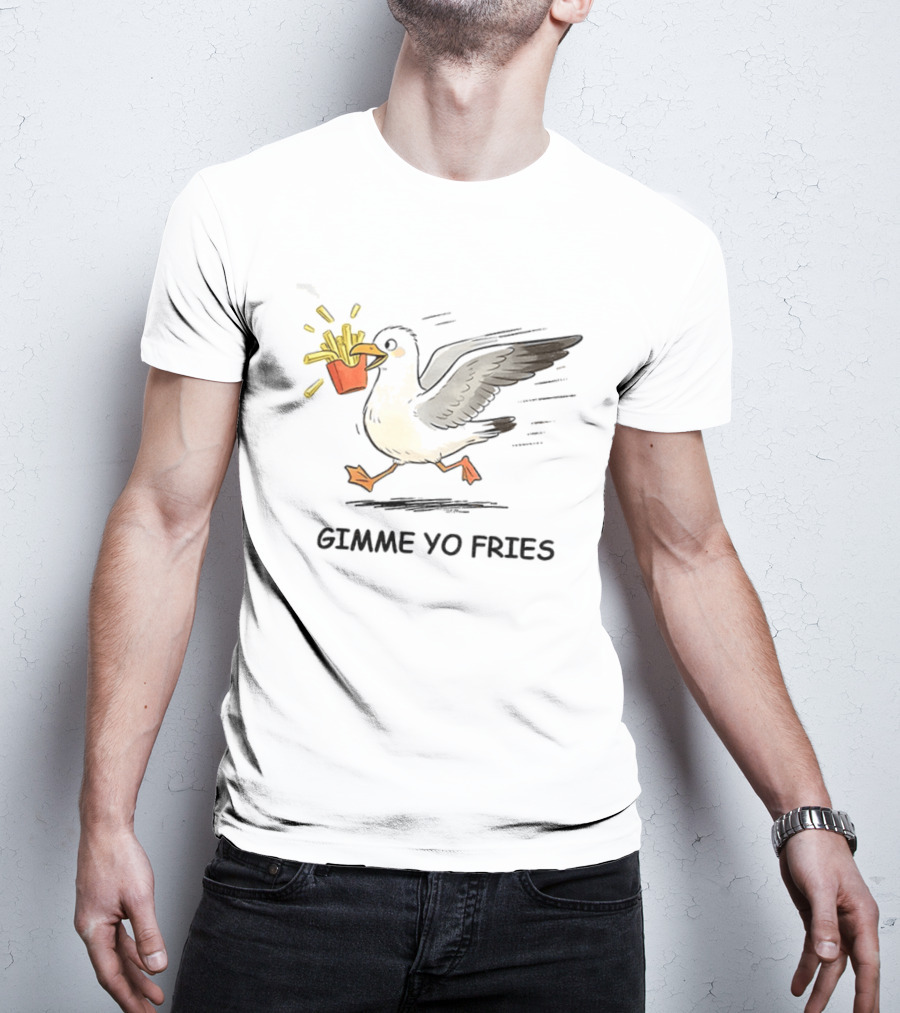 Seagull Gimme Yo Fries Speedy Snack Chase T-Shirt