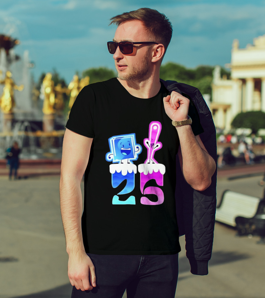 Ice Cube And Needle Battle For Dream Island 25 T-Shirt