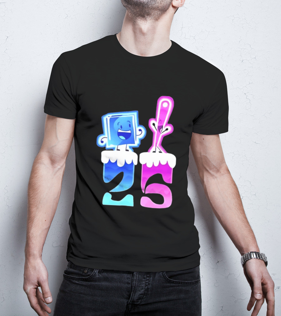 Ice Cube And Needle Battle For Dream Island 25 T-Shirt