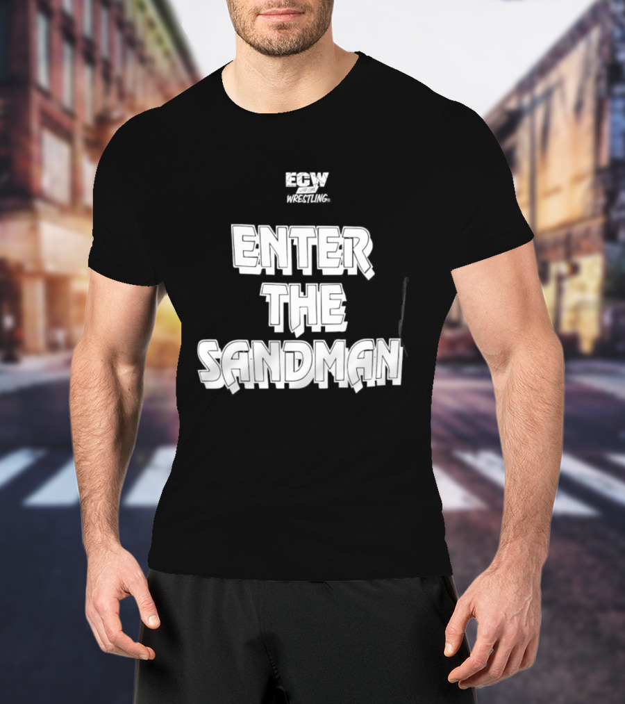 ECW Enter The Sandman Hardcore Wrestling T-Shirt